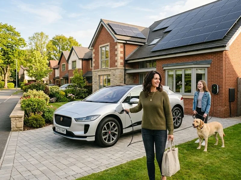 EV Charging Points installation example 2 by Energy Luxe in Burnley