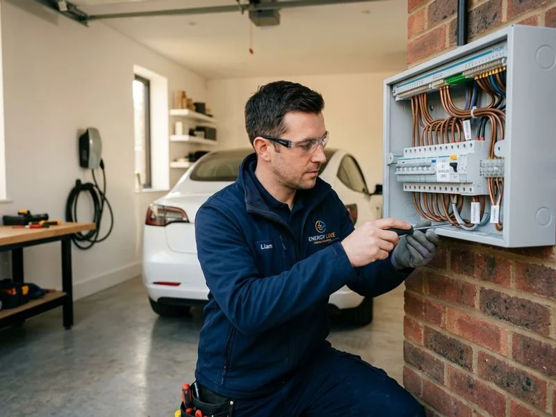 EV Charging Points installation example 3 by Energy Luxe in Burnley