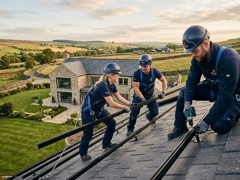 Residential Solar Panel Systems installation example 2 by Energy Luxe in Burnley