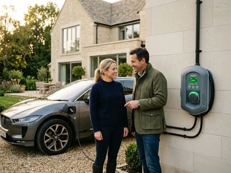 EV Charging Points installation example 1 by Energy Luxe in Burnley